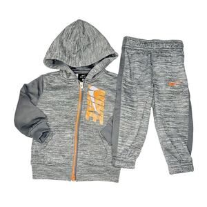 Nike Fleece Lined Sweatshirt and Sweatpants Size 12 Months
